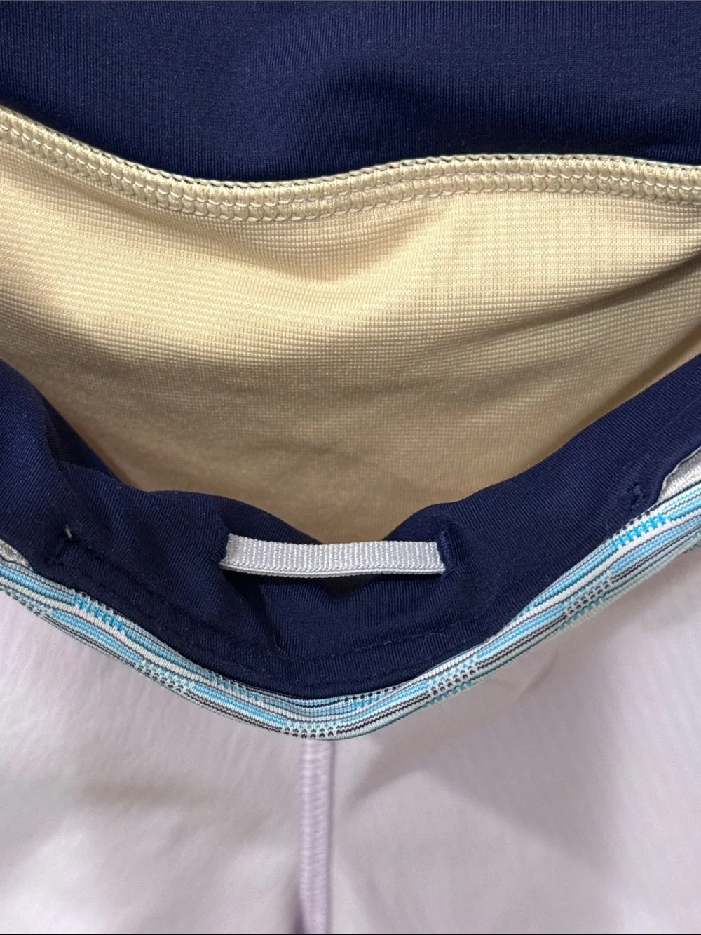 Lululemon Speed Shorts Lilac/Wave Twist Caspian Blue